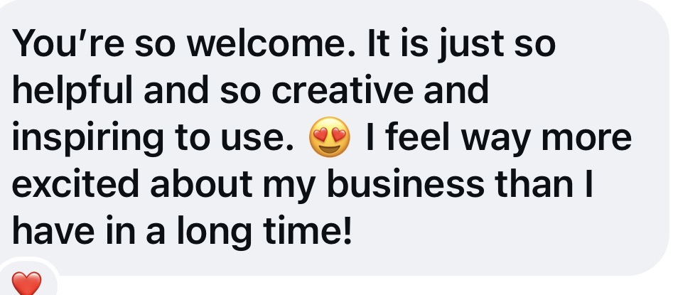 Member testimonial